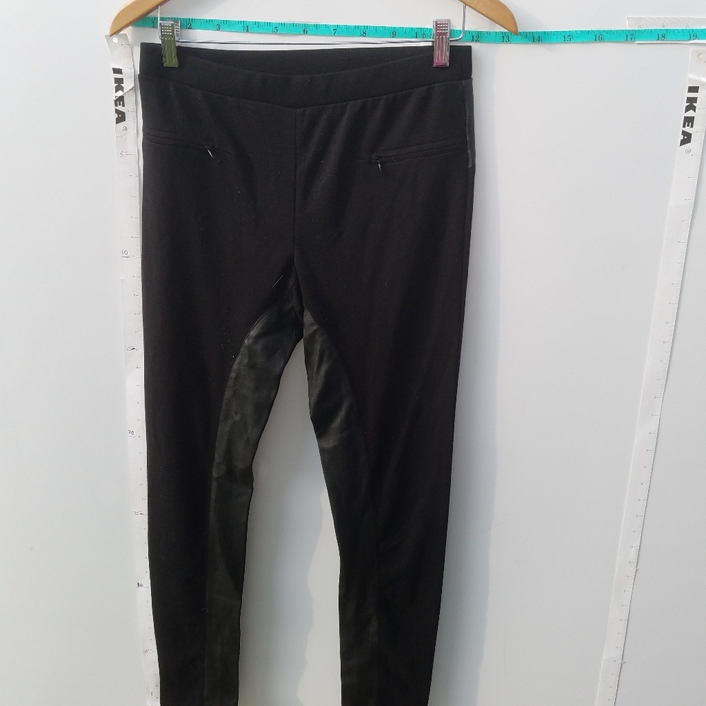 Victoria's secret Leather and cotton slacks